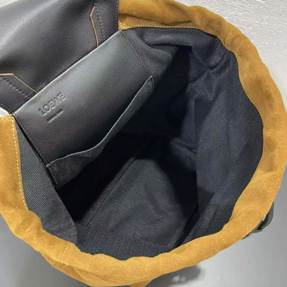 Loewe Unisex Flamenco Backpack in Pressed Suede - image 10