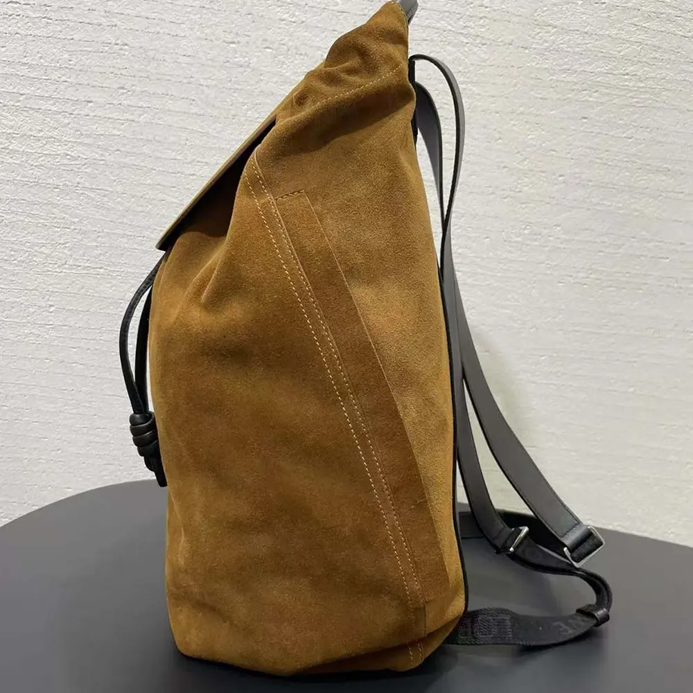 Loewe Unisex Flamenco Backpack in Pressed Suede - image 6