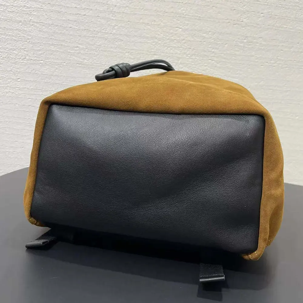 Loewe Unisex Flamenco Backpack in Pressed Suede - image 8