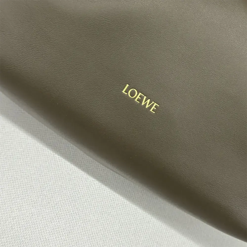 Loewe Unisex Medium Flamenco Purse in Mellow Nappa Lambskin-Dark Khaki Green - image 7