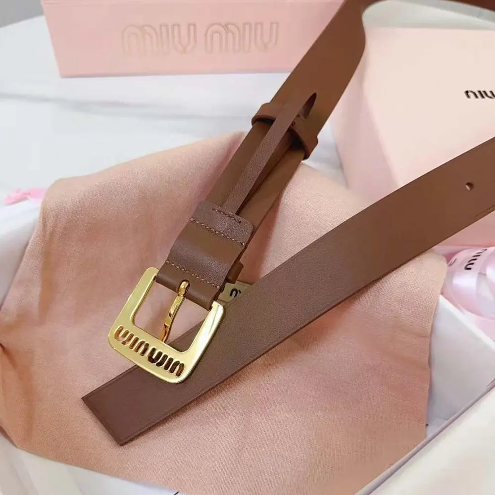 Miu Miu Women Nappa Leather Belt - image 6
