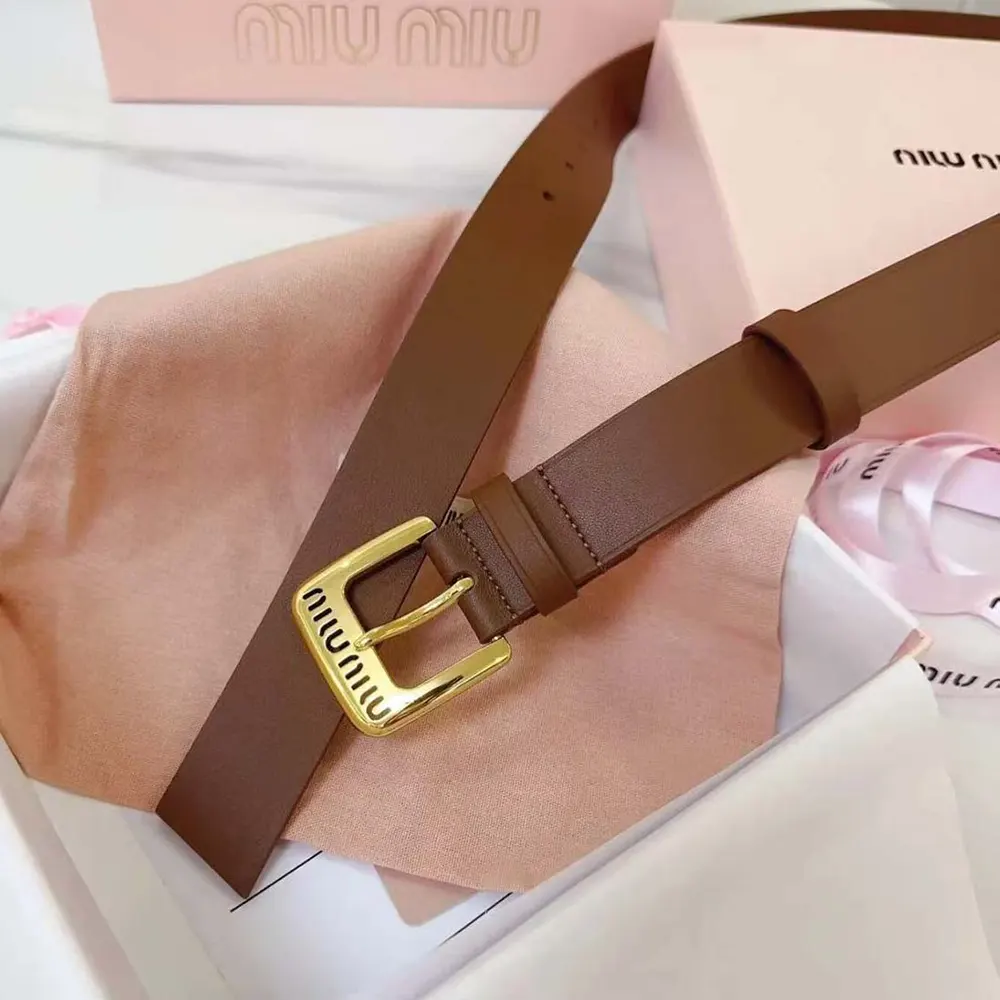 Miu Miu Women Nappa Leather Belt - image 5