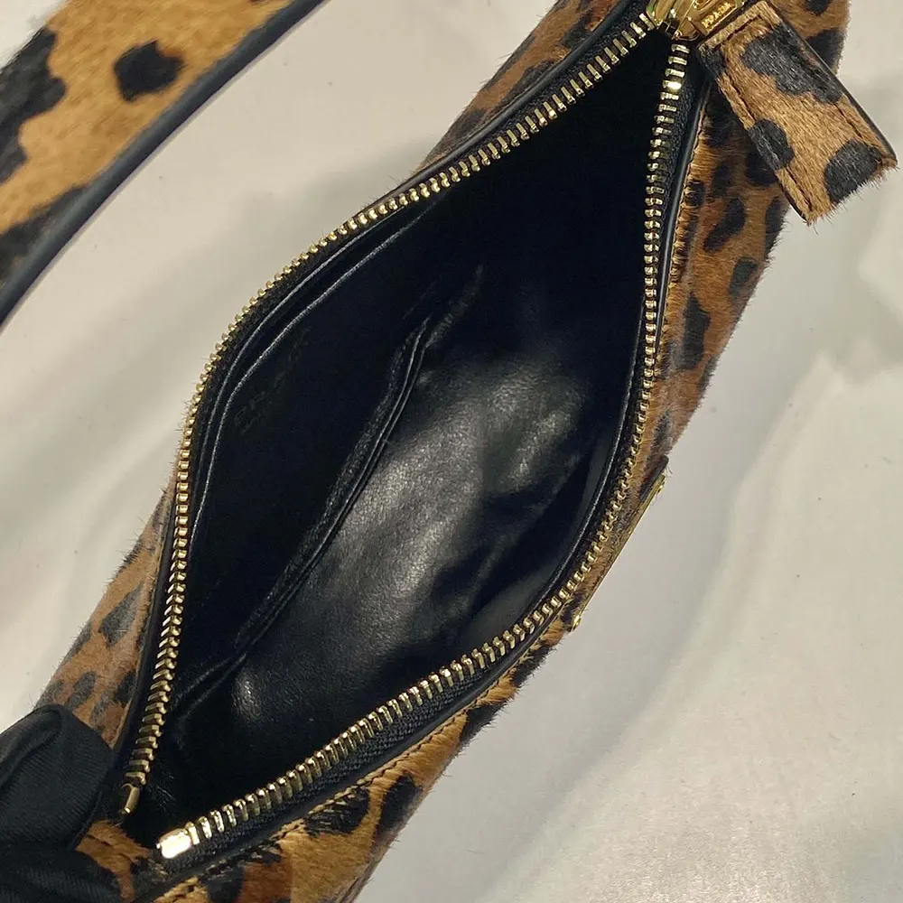 Prada Women Arqué Printed Leather Shoulder Bag - image 9