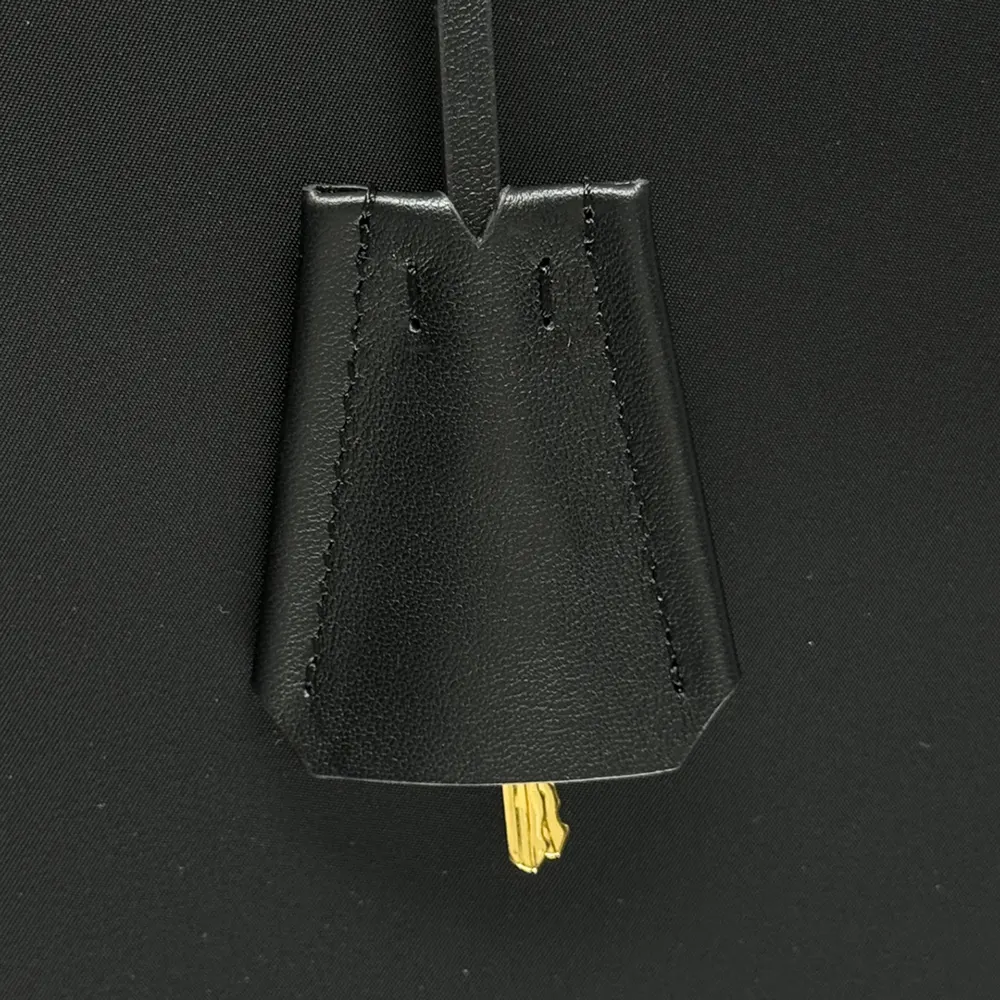 Prada Women Large Re-Nylon and Leather Top-handle Bag with Padlock - image 8