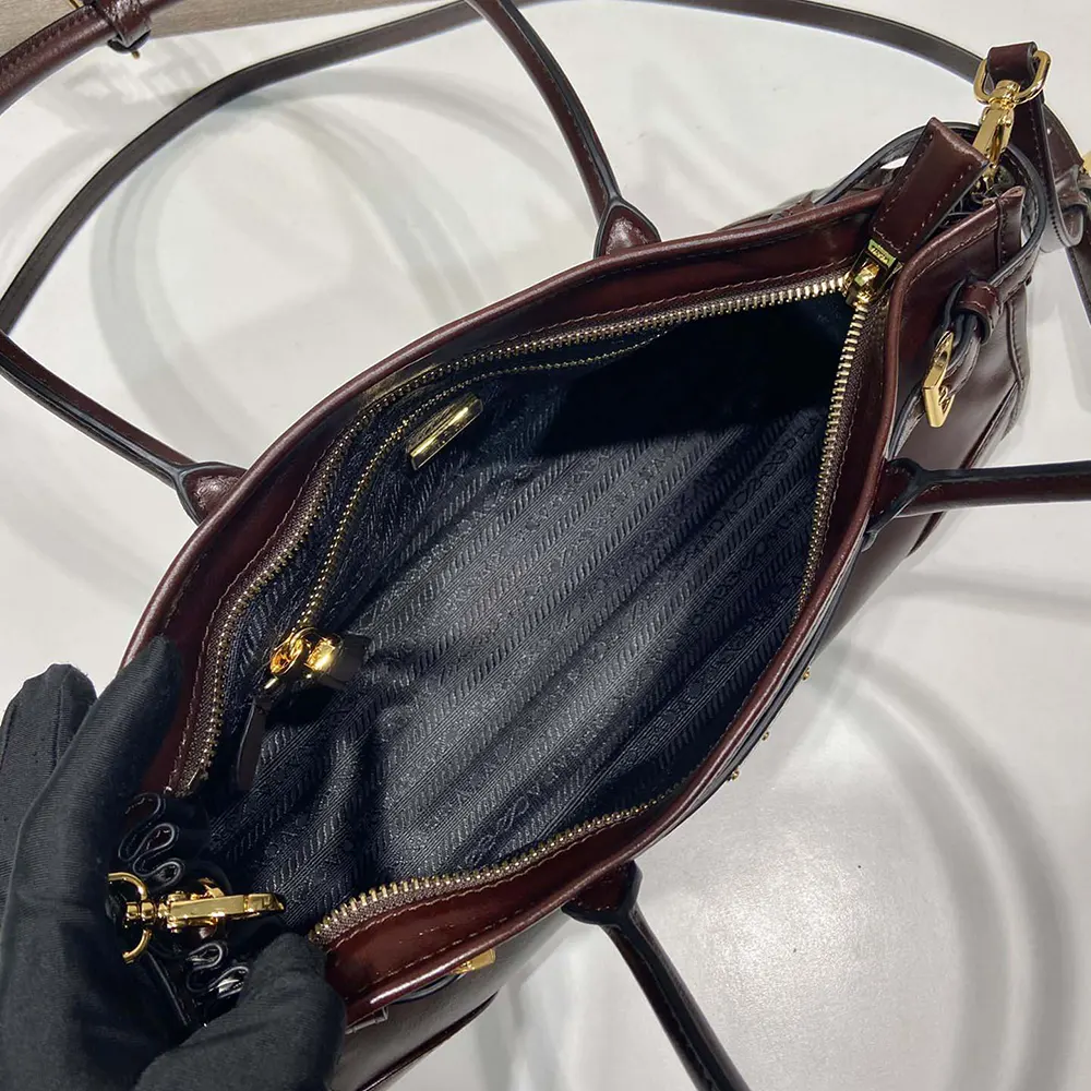 Prada Women Medium Leather Handbag - image 9