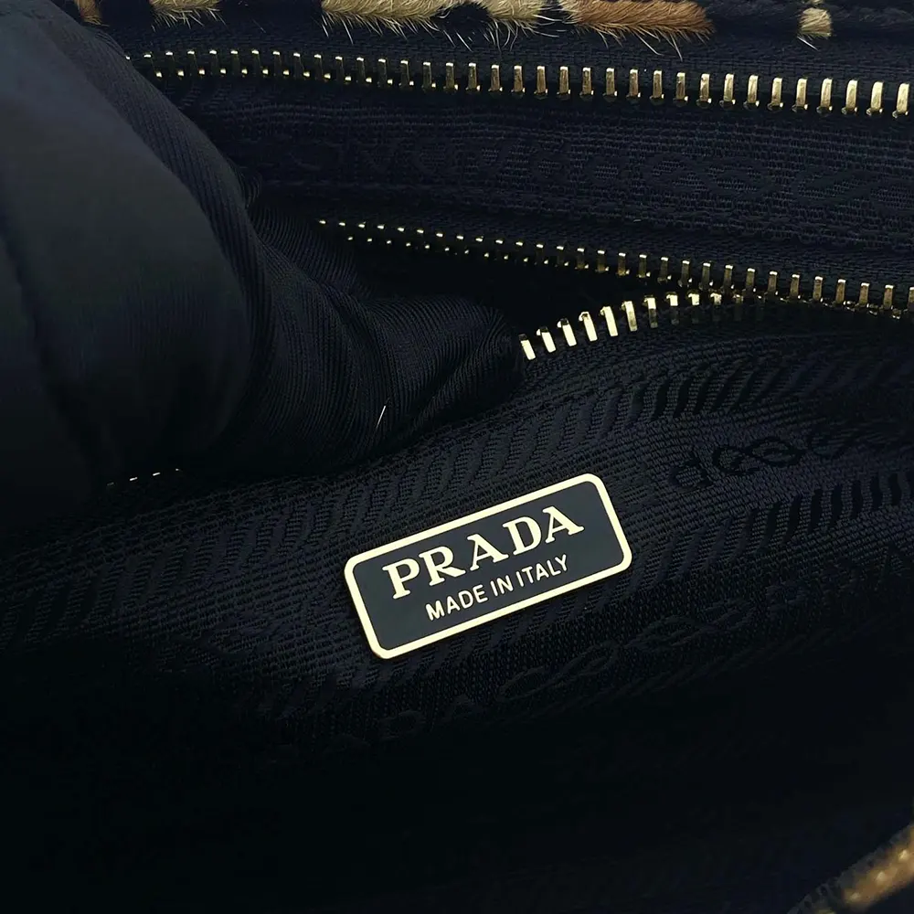 Prada Women Medium Printed Leather Handbag - image 10