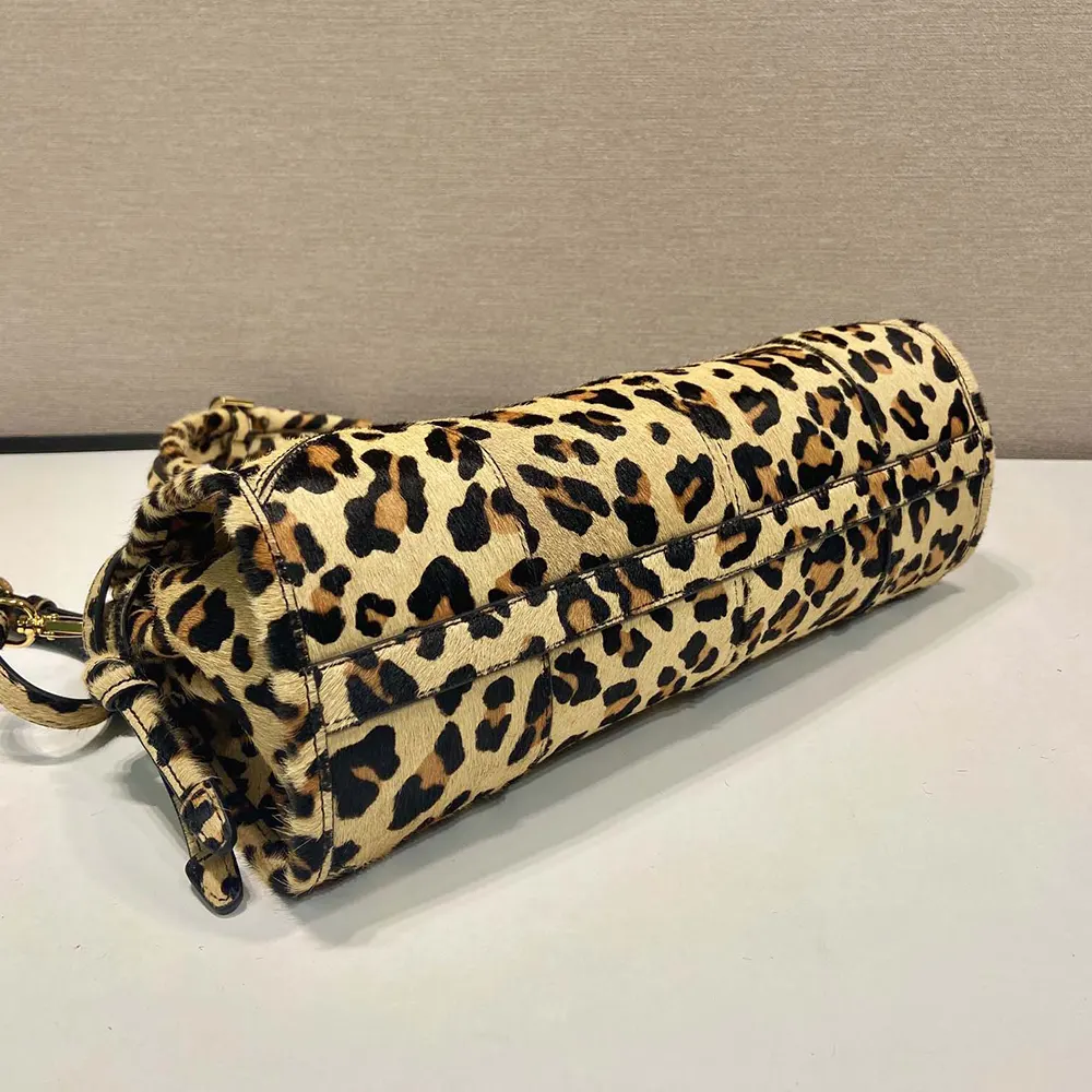 Prada Women Medium Printed Leather Handbag - image 7