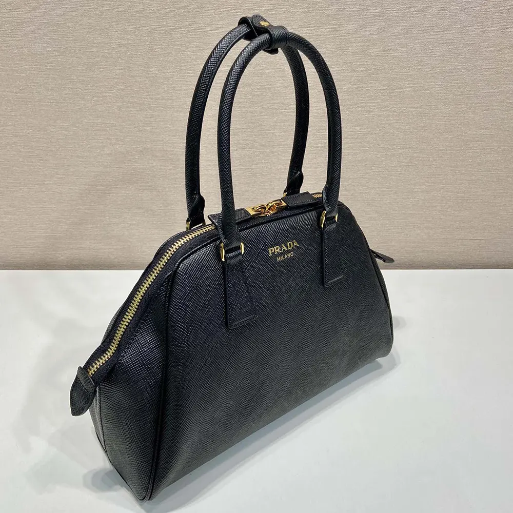 Prada Women Medium Saffiano Leather Bag-Black - image 5