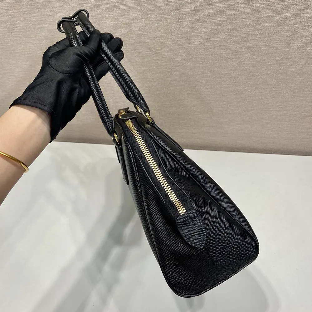 Prada Women Medium Saffiano Leather Bag-Black - image 6