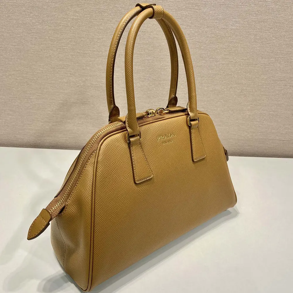 Prada Women Medium Saffiano Leather Bag-Brown - image 5