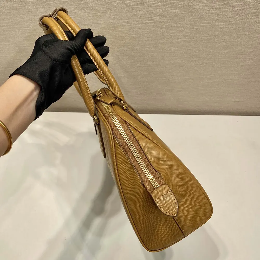 Prada Women Medium Saffiano Leather Bag-Brown - image 6