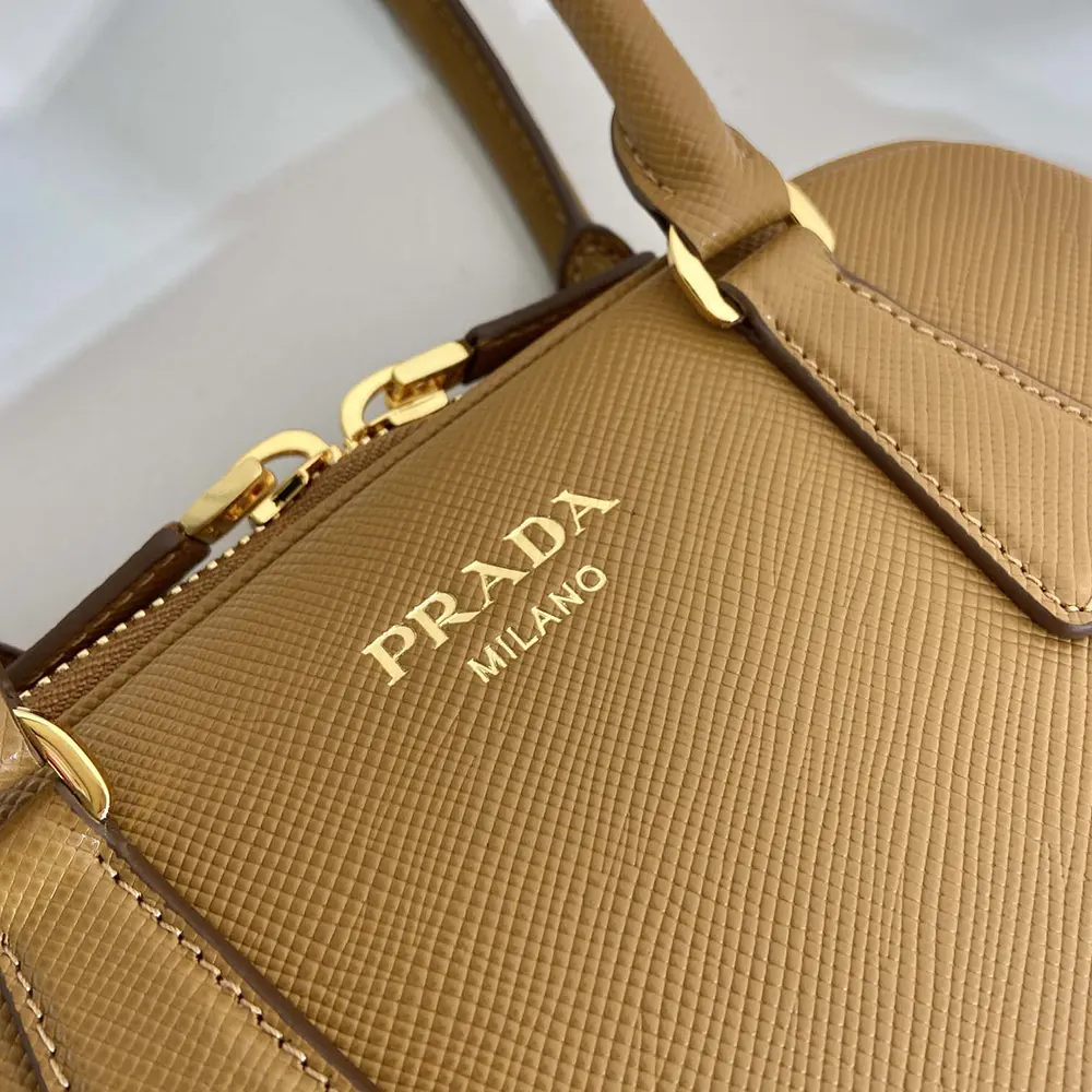 Prada Women Medium Saffiano Leather Bag-Brown - image 8