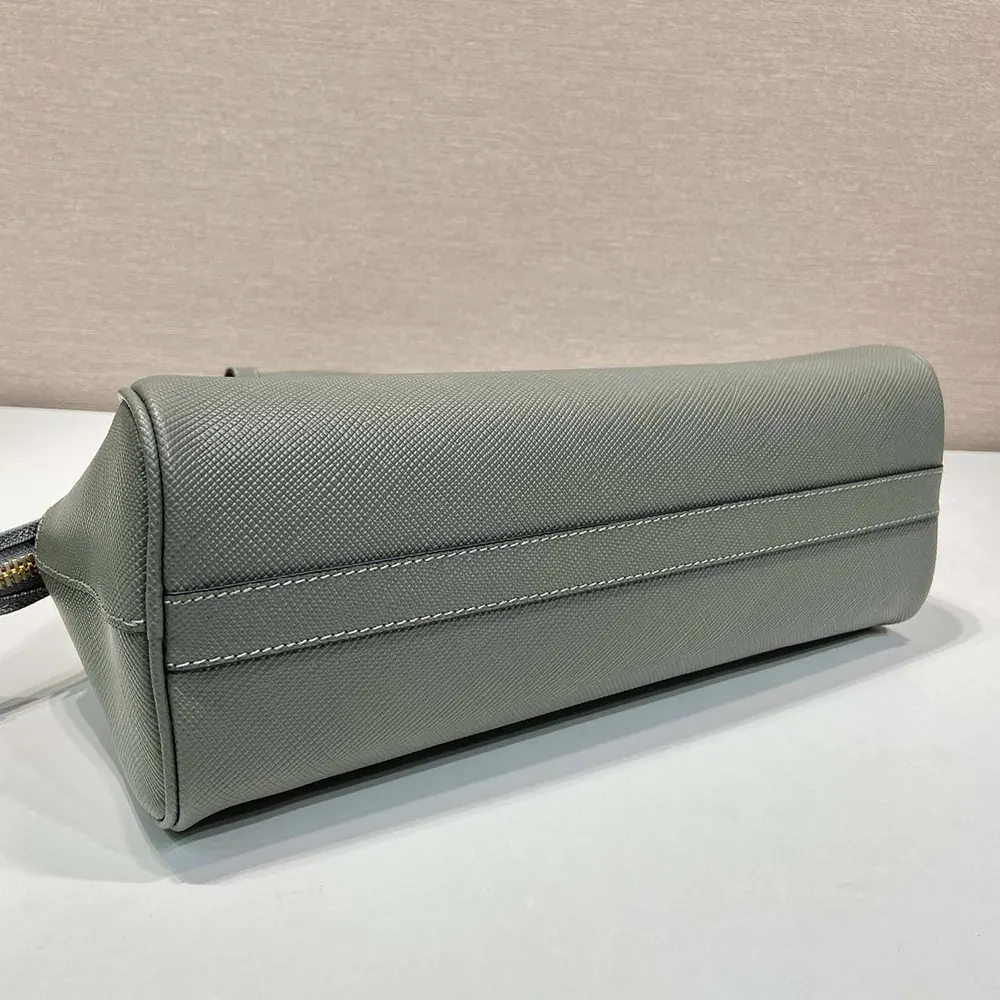 Prada Women Medium Saffiano Leather Bag-Gray - image 7