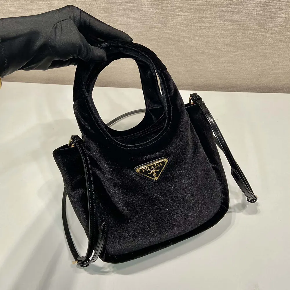 Prada Women Padded Velvet Mini Handbag - image 4