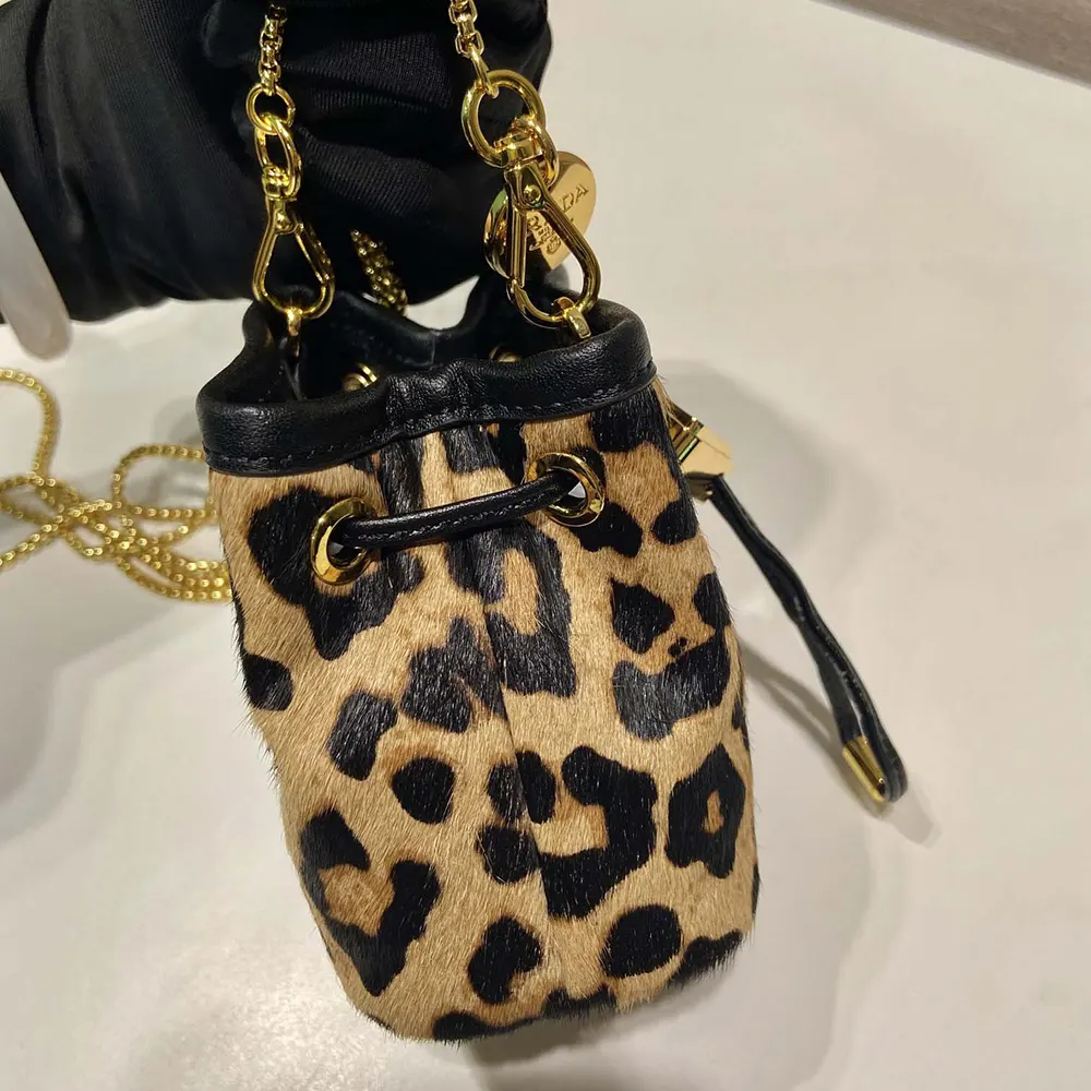 Prada Women Printed Leather Mini Pouch - image 8