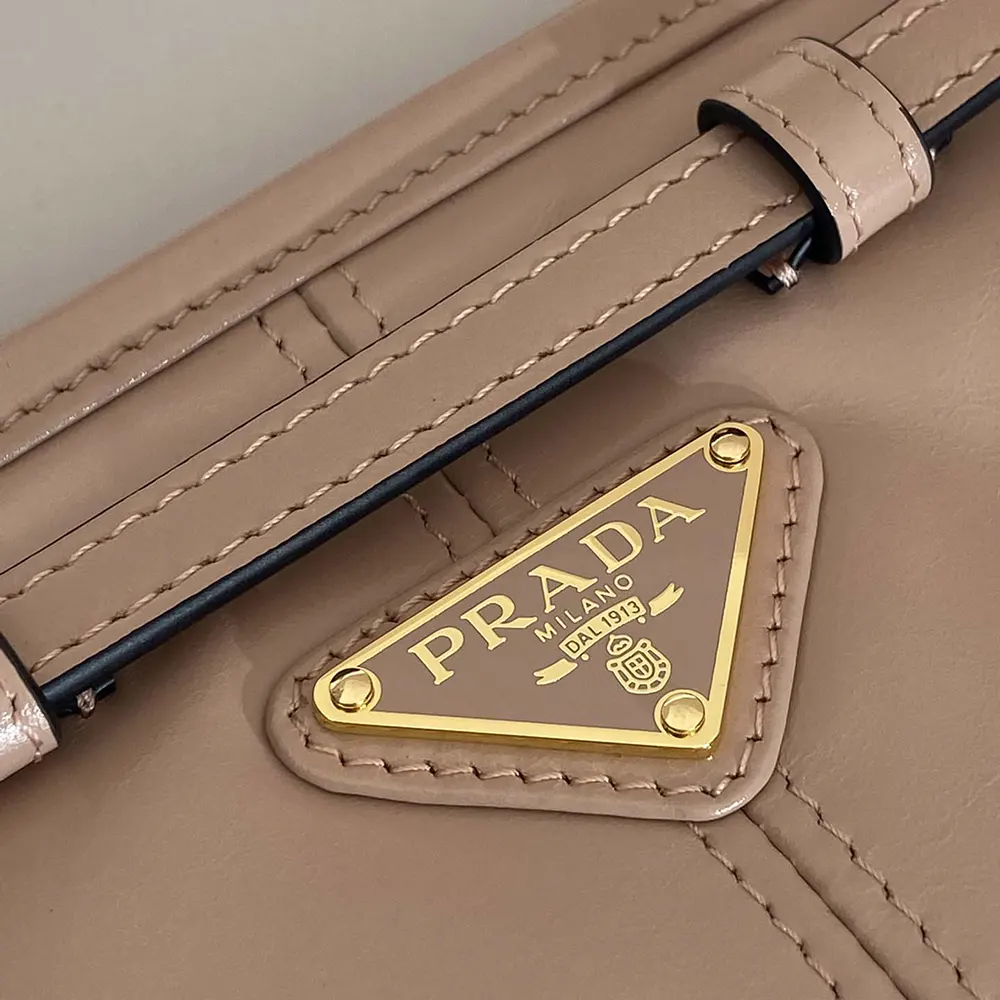 Prada Women Small Leather Shoulder Bag-Pink - image 9