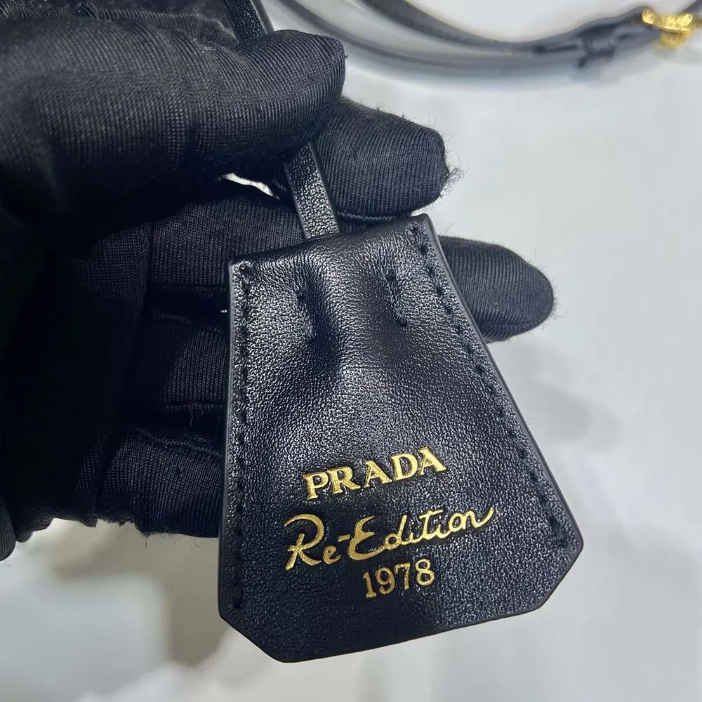 Prada Women Velvet Mini-bag with Nappa Leather Details - image 9