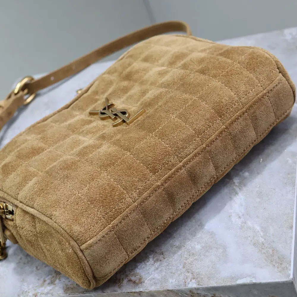 Saint Laurent YSL Women Cassandre Matelassé Carré Camera Bag in Suede - image 7