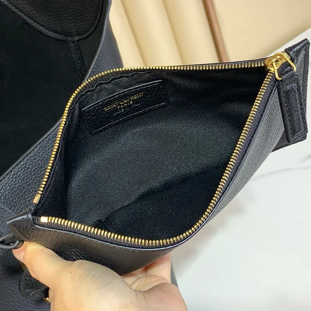 Saint Laurent YSL Women Le 5 à 7 Hobo in Grained Leather - image 7