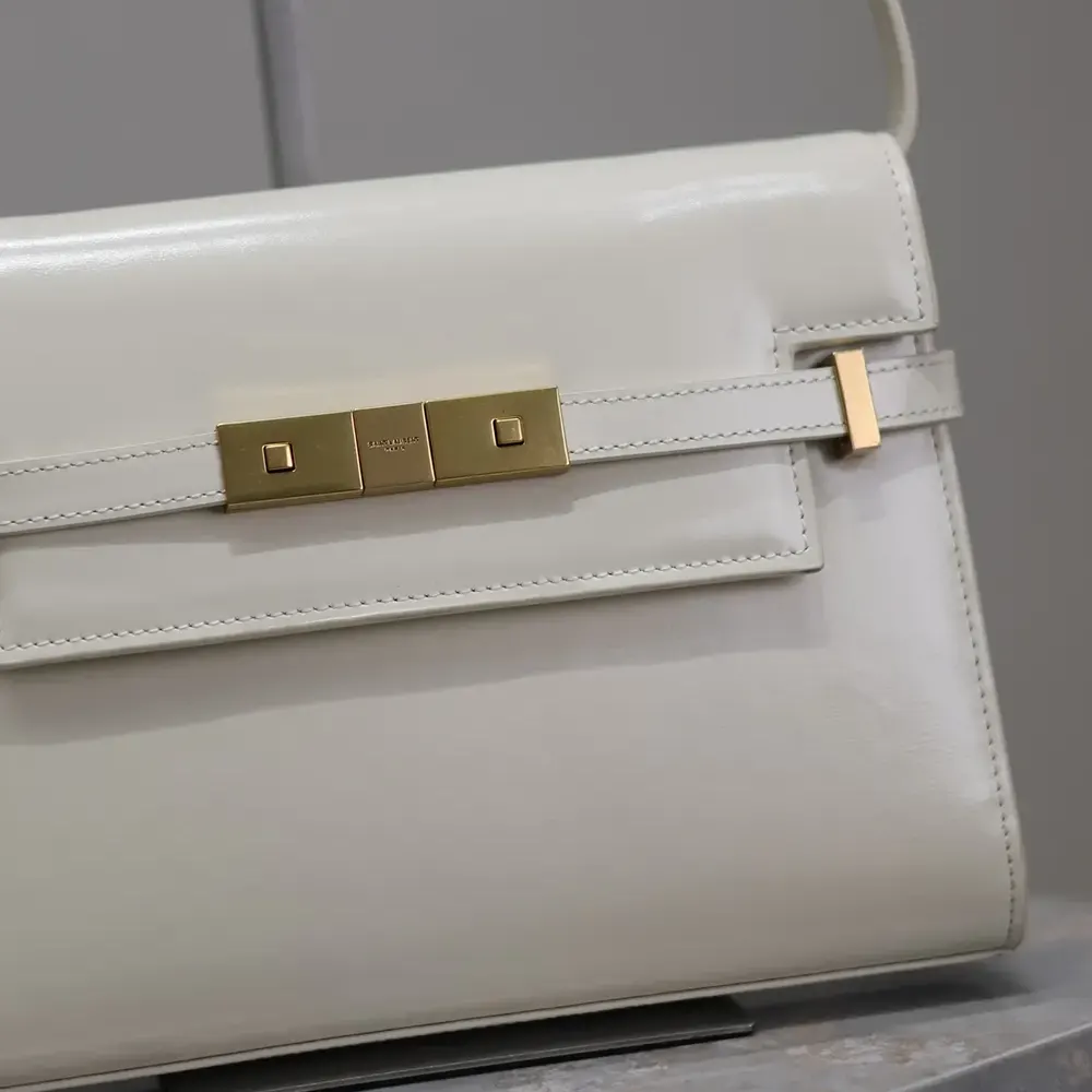 Saint Laurent YSL Women Manhattan Small in Box Saint Laurent-White - image 9