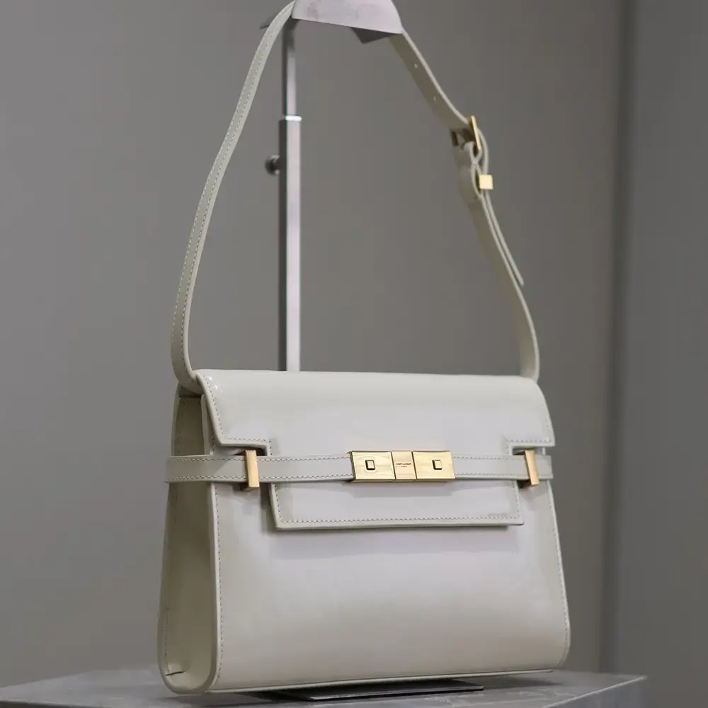 Saint Laurent YSL Women Manhattan Small in Box Saint Laurent-White - image 5