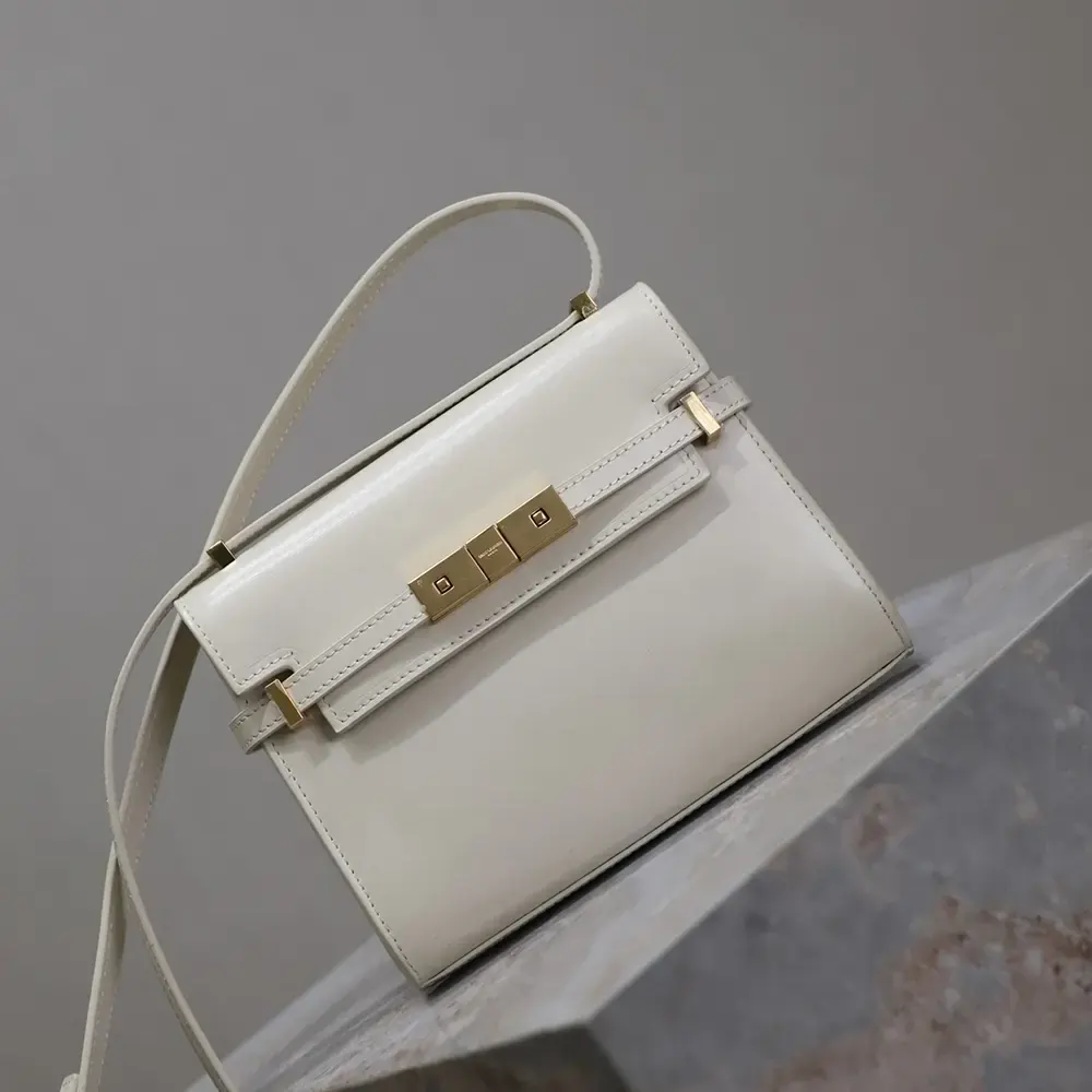 Saint Laurent YSL Women Mini Manhattan in Box Saint Laurent-White - image 4