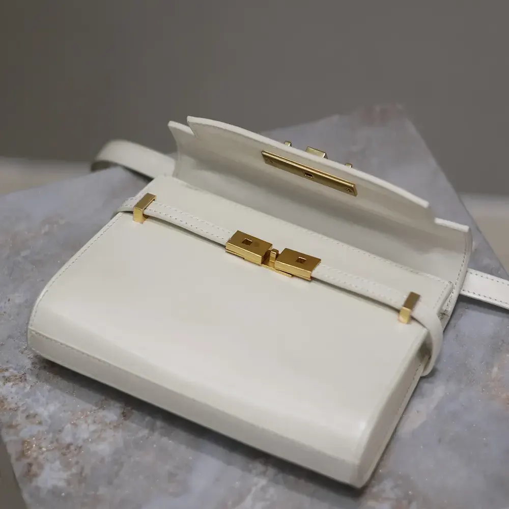 Saint Laurent YSL Women Mini Manhattan in Box Saint Laurent-White - image 6