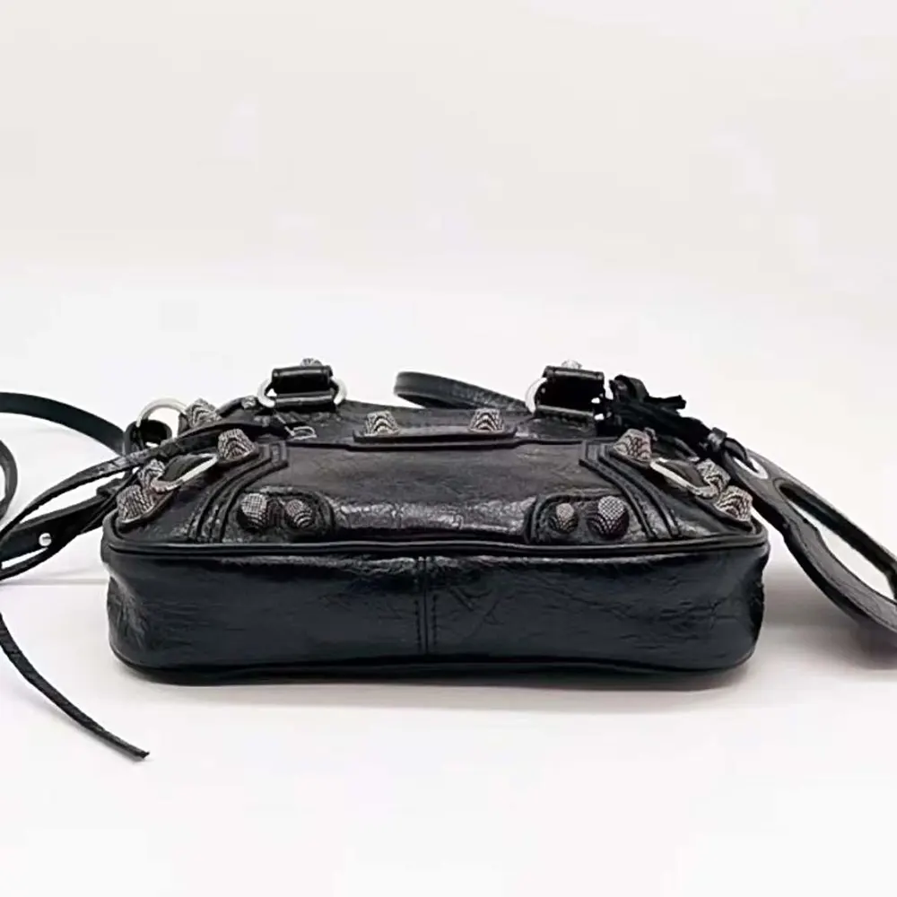 Balenciaga Women Neo Cagole XS Handbag in Black Arena Lambskin - image 6