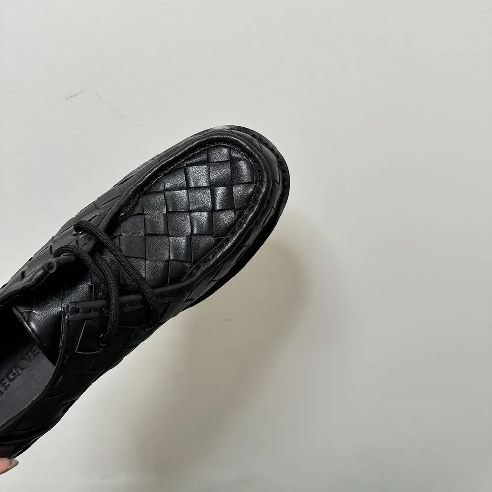 Bottega Veneta Unisex Haddock Lace-Up Shoe-Black - image 10