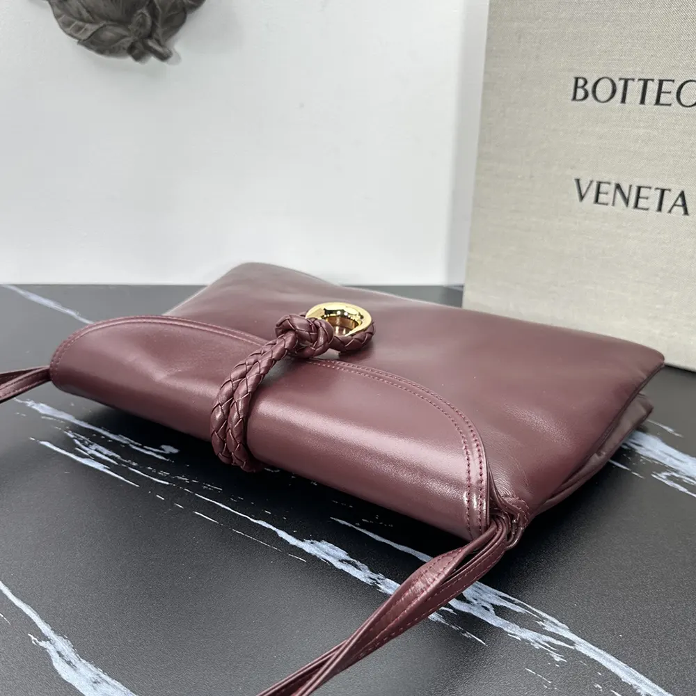 Bottega Veneta Women Liberta Cross-body Bag in Smooth Calf Leather-Barolo - image 6