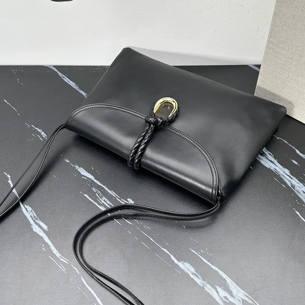 Bottega Veneta Women Liberta Cross-body Bag in Smooth Calf Leather-Black - image 5