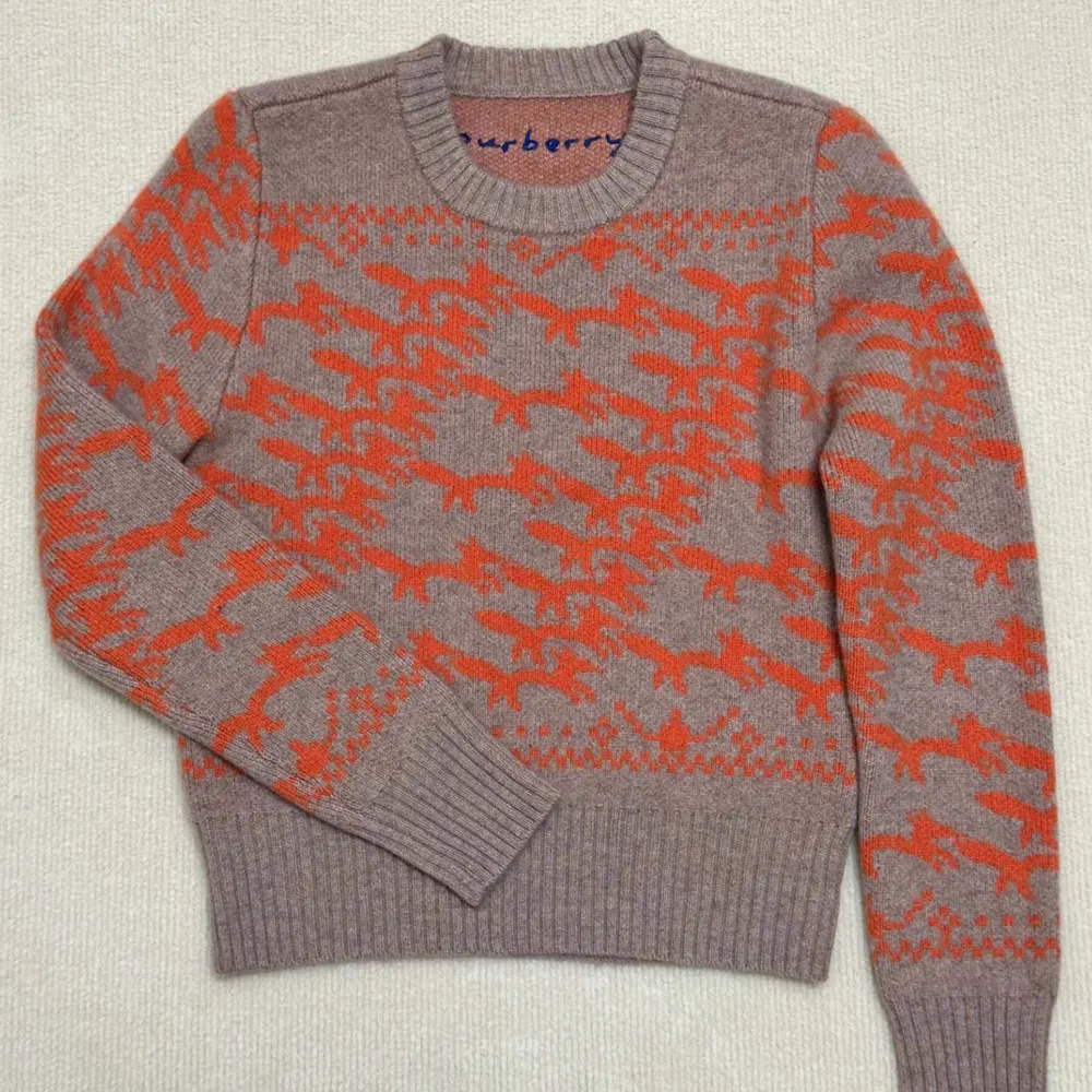 Burberry Men Cropped Fox Wool Sweater - image 6
