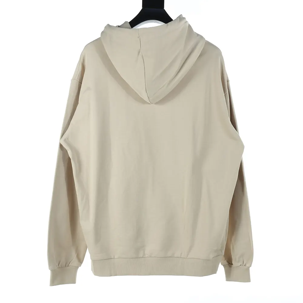 Side angle showing loose silhouette of Celine Men Loose Hoodie