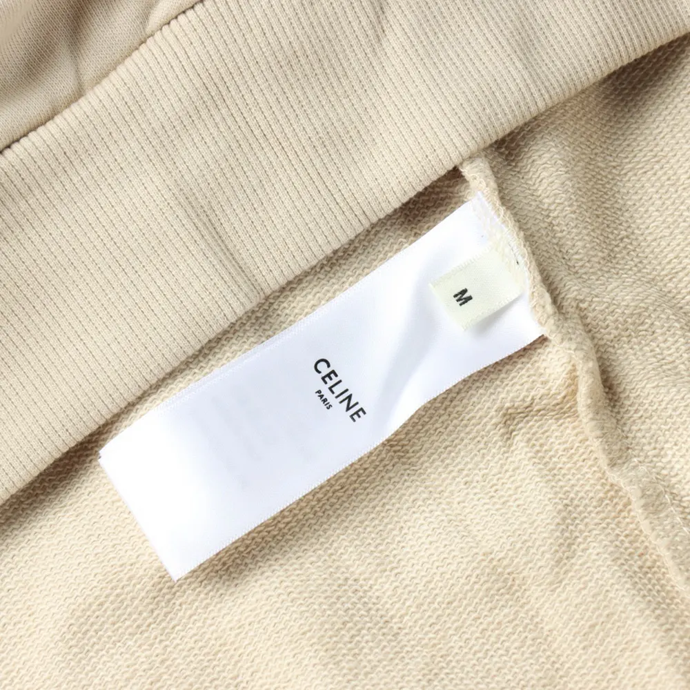 Celine Men Loose Hoodie in Cotton Fleece - image 10