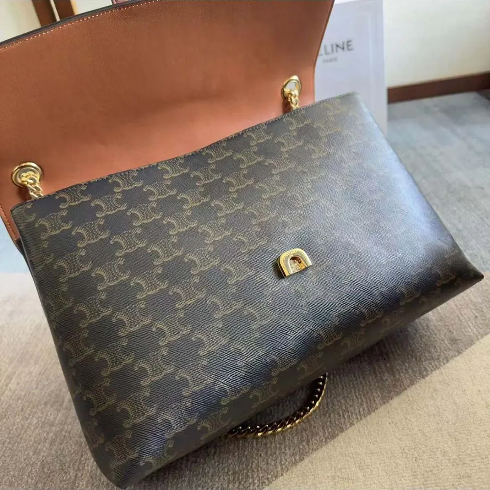 Celine Women Large Celine Victoire Bag in Triomphe Canvas 118222FRH.04LU - image 7