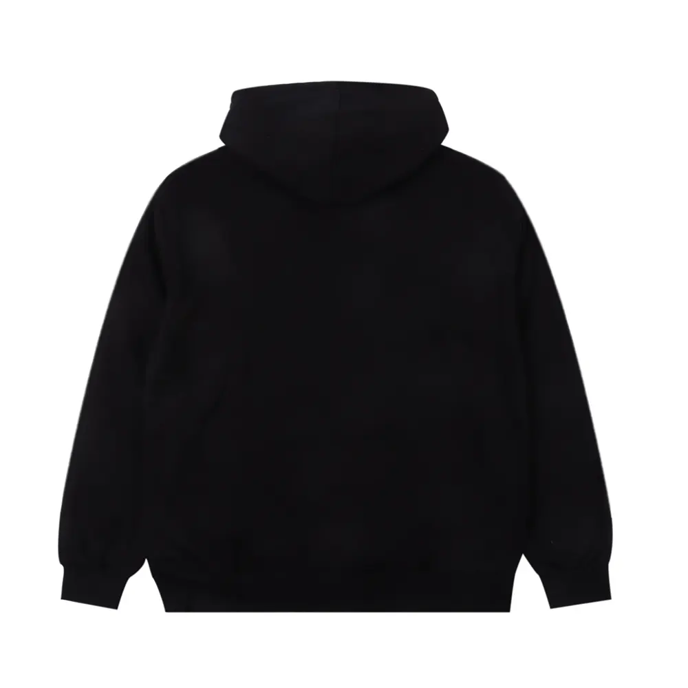 Side angle showing relaxed fit of Celine Men Loose Hoodie