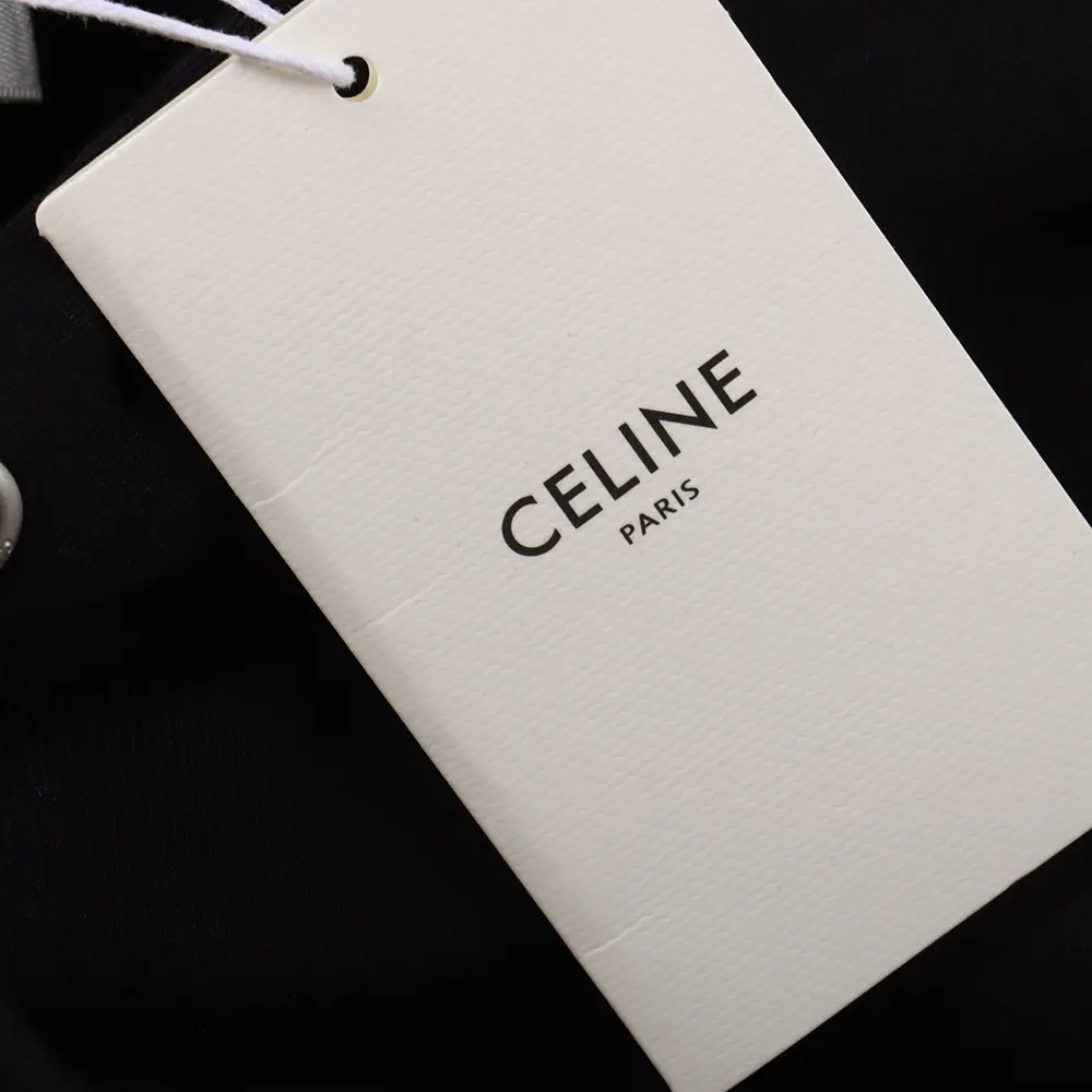 Celine Men Loose Hoodie in Cotton Fleece - image 10