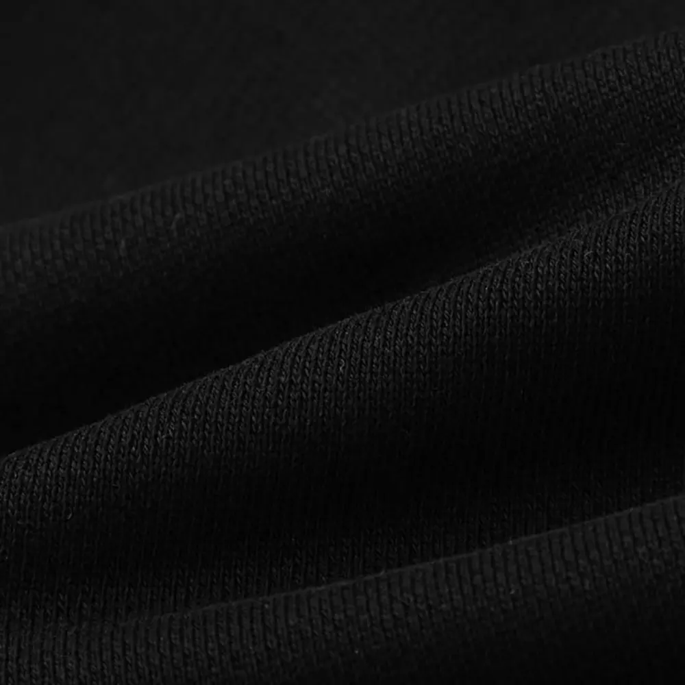 Celine Men Loose Hoodie in Cotton Fleece-Black - image 5