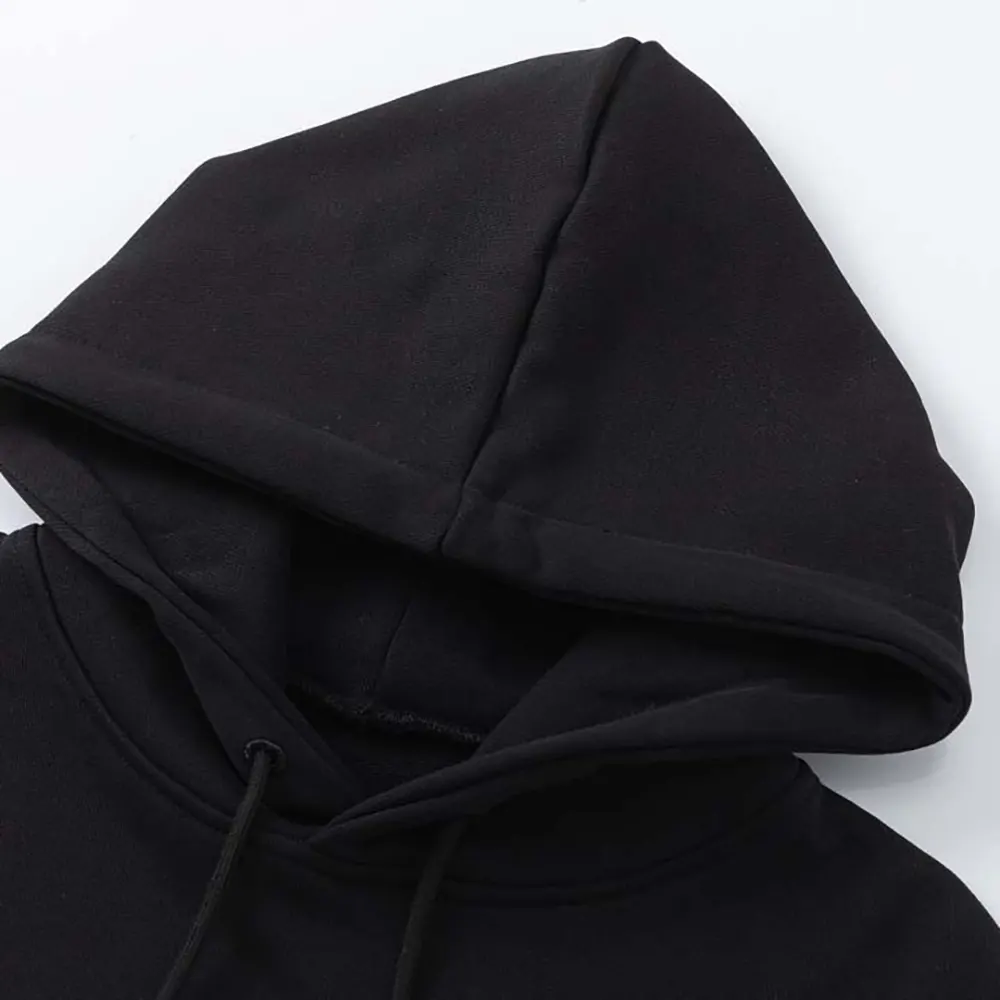 Celine Men Loose Hoodie in Cotton Fleece-Black - image 4
