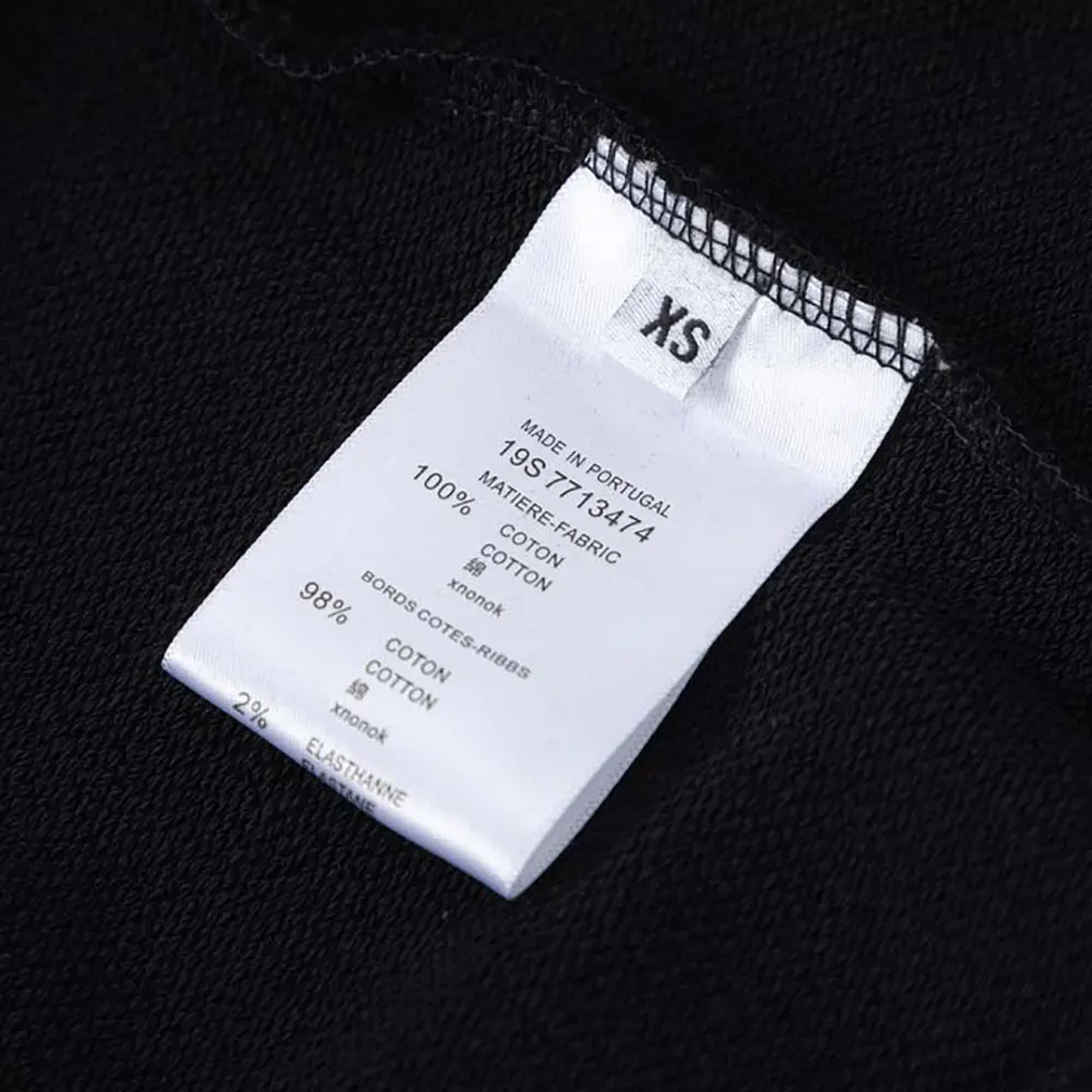 Celine Men Loose Hoodie in Cotton Fleece-Black - image 10