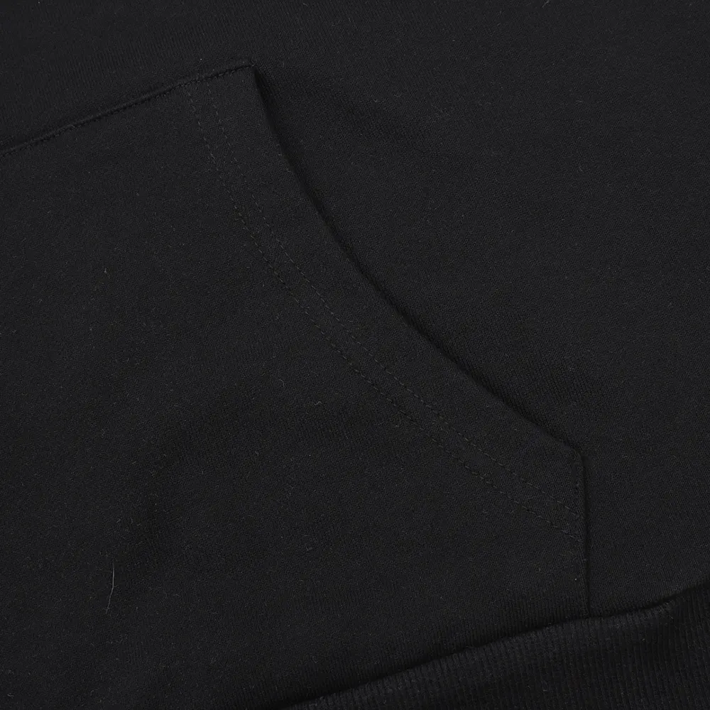 Celine Men Loose Hoodie in Cotton Fleece-Black - image 7