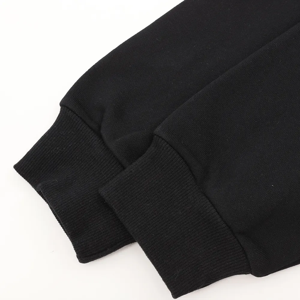 Celine Men Loose Hoodie in Cotton Fleece-Black - image 6