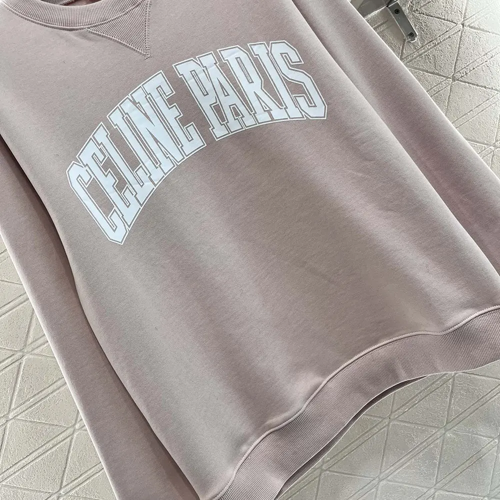 Celine Men Oversized Celine Sweatshirt in Cotton Fleece - image 8