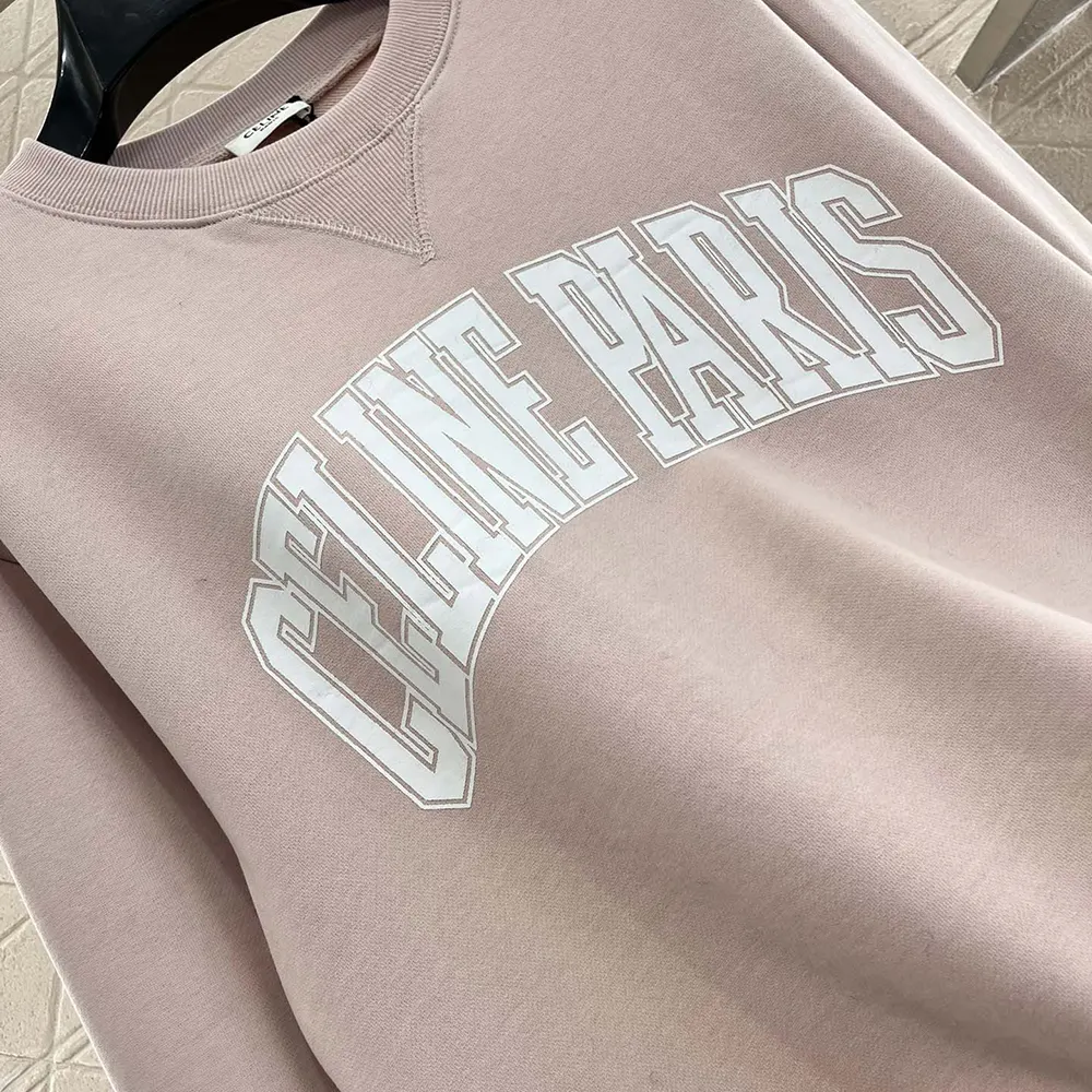 Celine Men Oversized Celine Sweatshirt in Cotton Fleece - image 7
