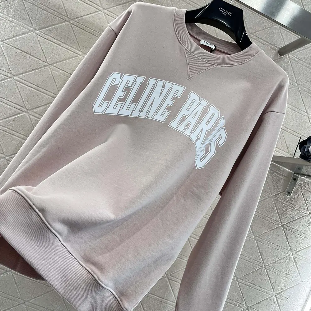 Celine Men Oversized Celine Sweatshirt in Cotton Fleece - image 6