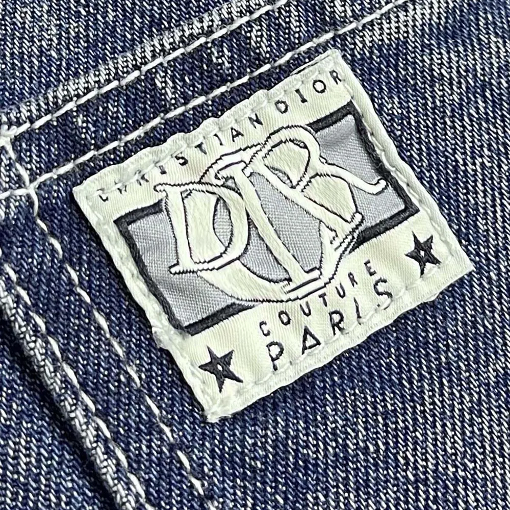 Dior Men Charm Overshirt Blue Cotton Twill - image 8