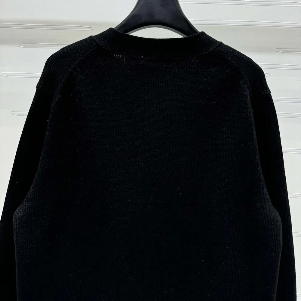 Dior Women Christian Dior Couture Cardigan Black Cashmere Jersey - image 7
