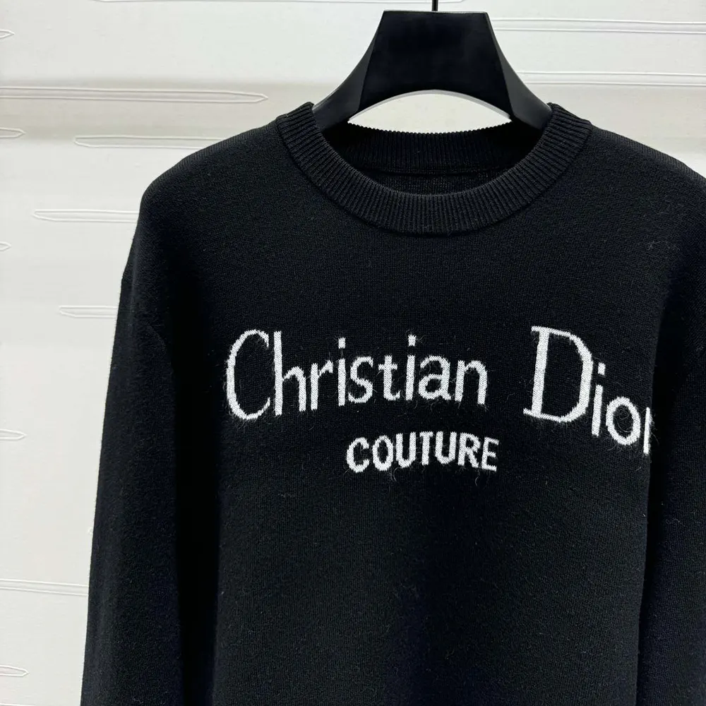 Dior Women Christian Dior Couture Sweater Black Wool Blend - image 6