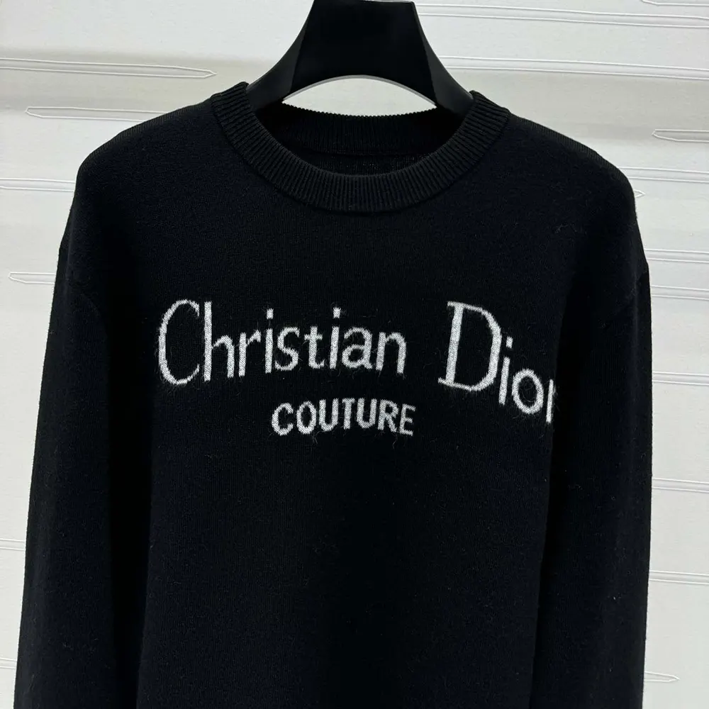 Dior Women Christian Dior Couture Sweater Black Wool Blend - image 4