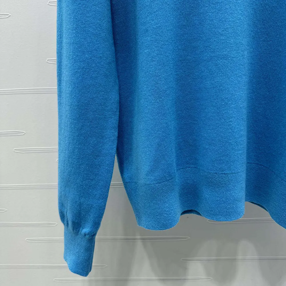 Dior Women Christian Dior Couture Sweater Blue Wool Blend - image 9